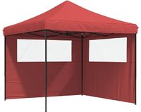 vidaXL Partytent, 292 x 292 x 315 cm, bordeauxrood, Oxford-stof