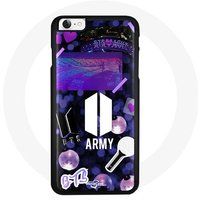 Maniacase Etui voor Iphone SE Bangtan Sonyeondan BTS Logo Army Bomb Lightstick