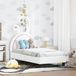 Maison Exclusive - Cadre de lit pour enfant avec tête de lit, blanc, 70 x 140 cm, matériau polyuréthane