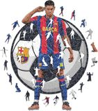 Iconic Puzzles - 100% duurzaam hout met officiële licentie, L, 500 stuks, Marcus Rashford