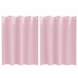 VidaXL Gordijn & Overgordijn Lichtroze Polyester
