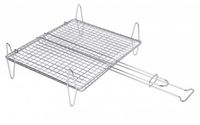 Sauvic 50x50 cm verzinkt visrooster zilver