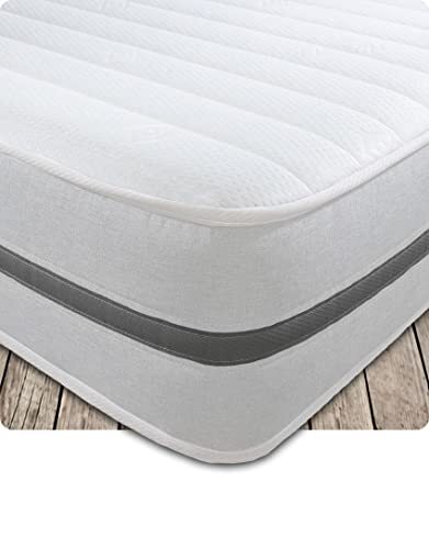 Starlight Beds Starlight Beds – Kleine enkele matras. 9 inch diepe kleine enkele zak verende matras met traagschuim. 2ft6 x 6ft3 (STARLIGHT 10)