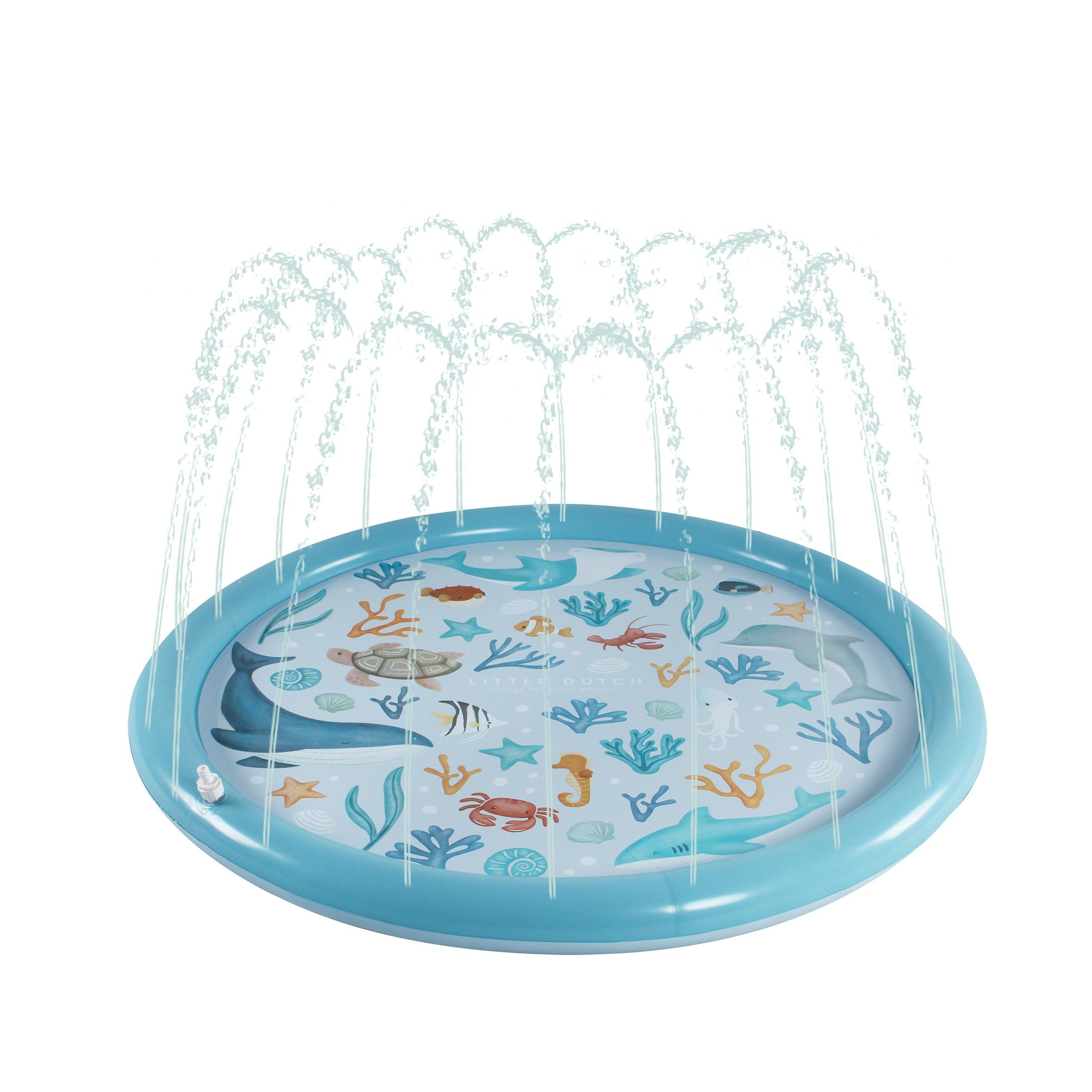 Little Dutch Sprinklermat 150 cm Ocean Dreams Blauw