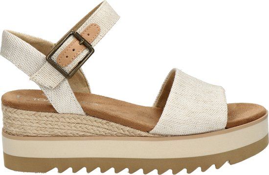 TOMS Shoes DIANA - Women's Sandals - White/Beige - Size 41 - Heel