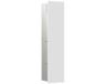 Emco asis module pure WC-module, houten front uit één stuk, verborgen, stop rechts, 730x170mm, met reserverolbakje, 975551311, Kleur: wit mat