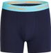 Happy Shorts Retro Boxer Jersey Mannen flower print - navy