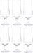 Alessandro Bierglazen Cerveza - 6x stuks - voetglas - 400 ml - 7,5 x 19 cm - bierglas