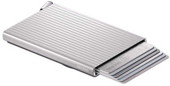 Secrid Cardprotector Fluted for Magsafe - Portemonnee 6cc 10.2 cm (zilver)