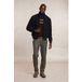 River Woods Pull en laine et cachemire côtelé sur mesure avec col roulé Ganache Br Taille : 3XL