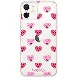 ERT GROUP mobiel telefoonhoesje voor Apple Iphone 12 Mini origineel en officieel erkend Babaco patroon Hearts 006 optimaal aangepast aan de vorm van de mobiele telefoon, gedeeltelijk bedrukt