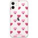 ERT GROUP mobiel telefoonhoesje voor Apple Iphone 12 Mini origineel en officieel erkend Babaco patroon Hearts 006 optimaal aangepast aan de vorm van de mobiele telefoon, gedeeltelijk bedrukt