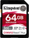 Kingston Canvas React Plus 64GB SDXC UHS-II Memory Card
