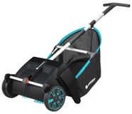 GARDENA Bladverzamelaar - Gazonveegmachine (duw) - Zwart/Blauw/Zilver