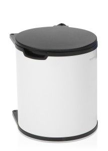 Brabantia 428081 - Vuilnisbak - 15 liter - Wit