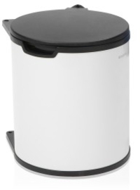 Brabantia 428081 - Vuilnisbak - 15 liter - Wit