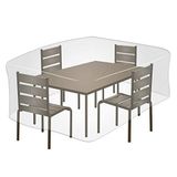 Greengeers Beschermhoes voor rechthoekige tafel, kleur kiezel