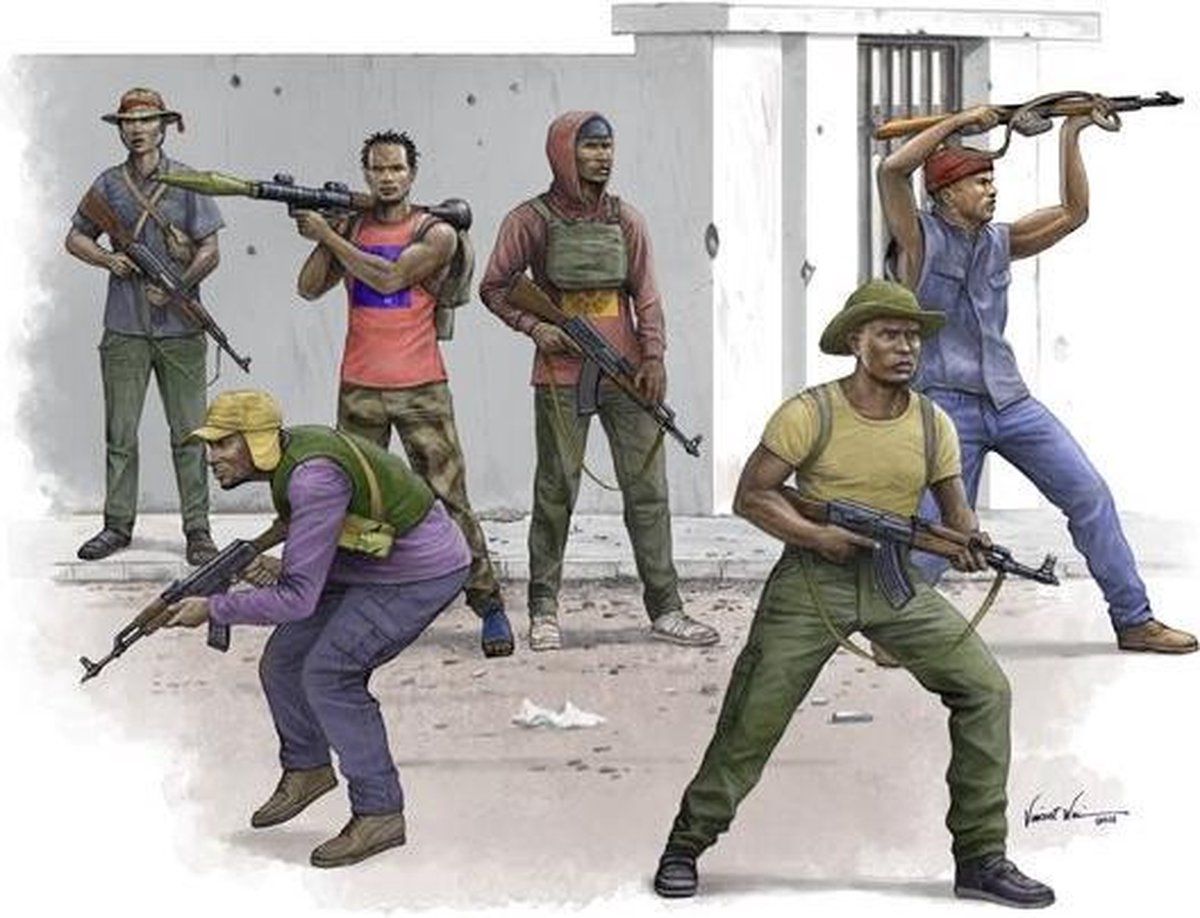 Trumpeter African Freedom Fighters