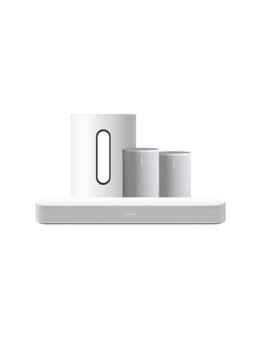 Sonos Beam gen2 + 2 x Era100 + Sub mini - White