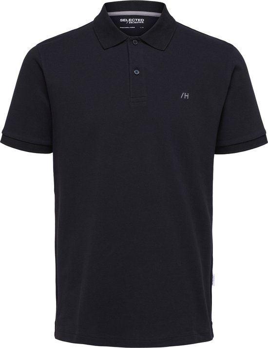 SELECTED HOMME SLHDANTE SS POLO - Black - Men's Size M