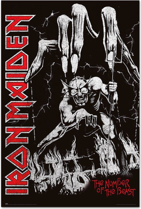 Grupo Iron Maiden Number of the Beast Poster 61x91.5cm