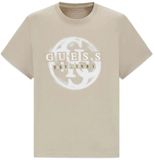 Guess M6gi09k2989 T-shirt Met Korte Mouwen Beige 2XL Man