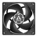 ARCTIC P9 Silent - PC-ventilator, bijzonder stille 92mm-kastventilator geoptimaliseerd voor statische druk, quasi stille ventilatormotor, 1900 rpm - Zwart