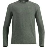 Odlo Essential Seamless T-shirt Lange Mouwen Groen M Man