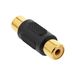 InLine 99315 Cinch female naar RCA adapter, Zwart, Goud