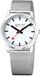 Mondaine Simply Elegant A638.30350.16SBZ Unisex Horloge Wit Staal 41mm