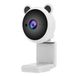 Dpofirs USB HD 1080P 30 FPS webcam met ingebouwde microfoon voor computers, 2MP schattig ontwerp draagbare webcam voor video-opname Videogesprek online lessen ect. Cadeau voor kinderen(Wit)