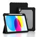 TOPESCT Hoesje voor iPad (A16) 11e generatie 11 inch 2025/iPad 10e generatie 10,9 inch 2022, automatisch waken/slapen, sterke magnetische schokbestendige hoes met harde PC doorschijnende achterkant