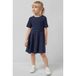 s.Oliver Robe trapèze avec paillettes bleu foncé
