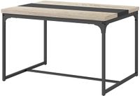 Homcom Eettafel Staal 120x89x75,5cm Zwart