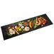 vidaXL Tapis de cuisine lavable imprimé herbes 45x150 cm velours