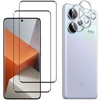 Phonillico® Gehard glas voor Xiaomi Redmi Note 13 PRO PLUS 5G / Redmi Note 13 PRO+ 5G en camerabescherming [Pack 2]