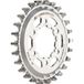 Gates sprocket cdx 26t 6b 9-spline hub fin line