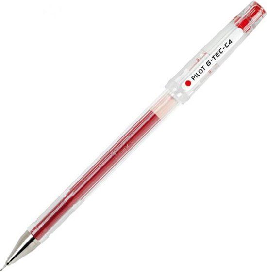 Pilot G-Tec-C4 Rode Gel Rollerball Pen EF