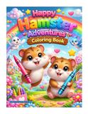 Happy Hamster Adventures Coloring Book