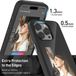 Techsuit SmartScreen NFC E-Ink Foto Back Cover hoesje voor Apple iPhone 15 Pro - Zwart