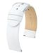 HIRSCH Scandic Horlogebandje - Italiaans kalfsleer, 16 mm Breedte bevestiging, wit