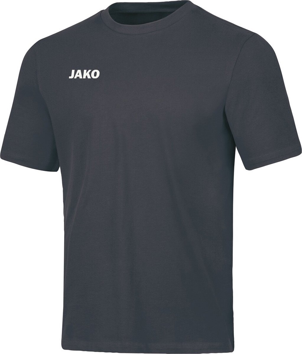 JAKO Base T-Shirt Heren - Antraciet | Maat: XXL