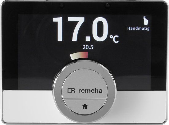 Remeha eTwist - Slimme thermostaat - Zilver/Zwart