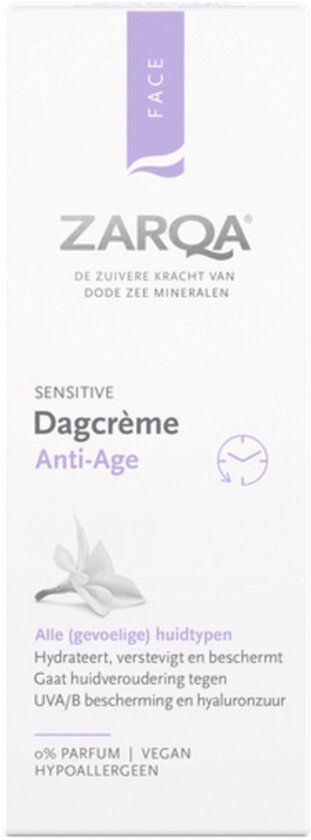 Zarqa Dagcrème Anti-Age - 3 x 50 ml - Voordeelverpakking