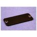 Hammond Electronics 1455JALBK-10 End plate Aluminium Zwart 10 stuk(s)
