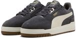 PUMA Shuffle Downtown SD Lage sneakers Unisex Leer Moody Gray-Alpine Snow-PUMA Gold Maat 44