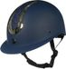 HKM Uniseks Illusion Rijhelm Donkerblauw/Goud L (58-60 cm)