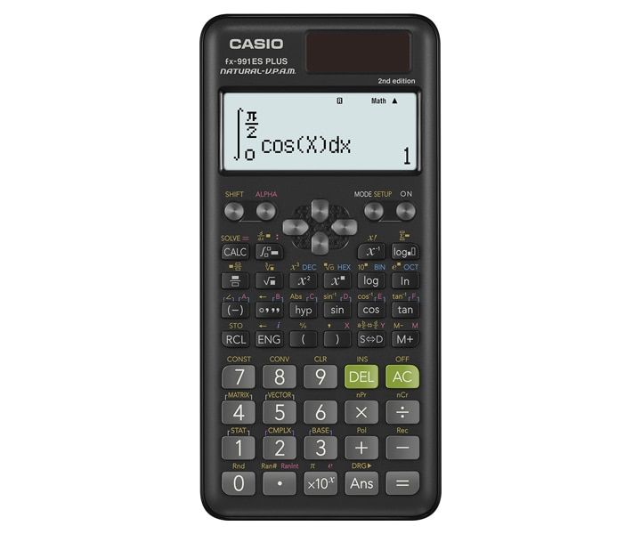 Casio FX-991ES PLUS 2 - Zwart - Wetenschappelijke Rekenmachine