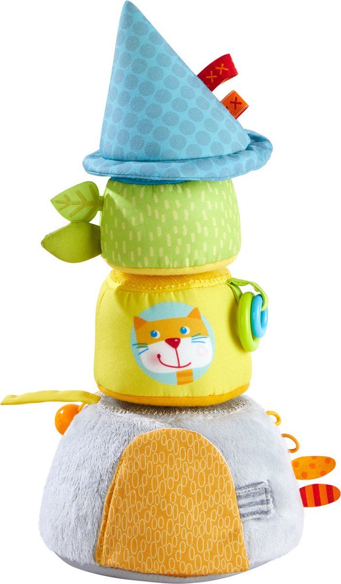 Haba Stapelfiguur Beestachtig Hoog 29 X 13 Cm Pluche 4-delig - Multicolor