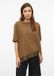 s.Oliver T-shirt bruin katoen ronde hals korte mouw 40